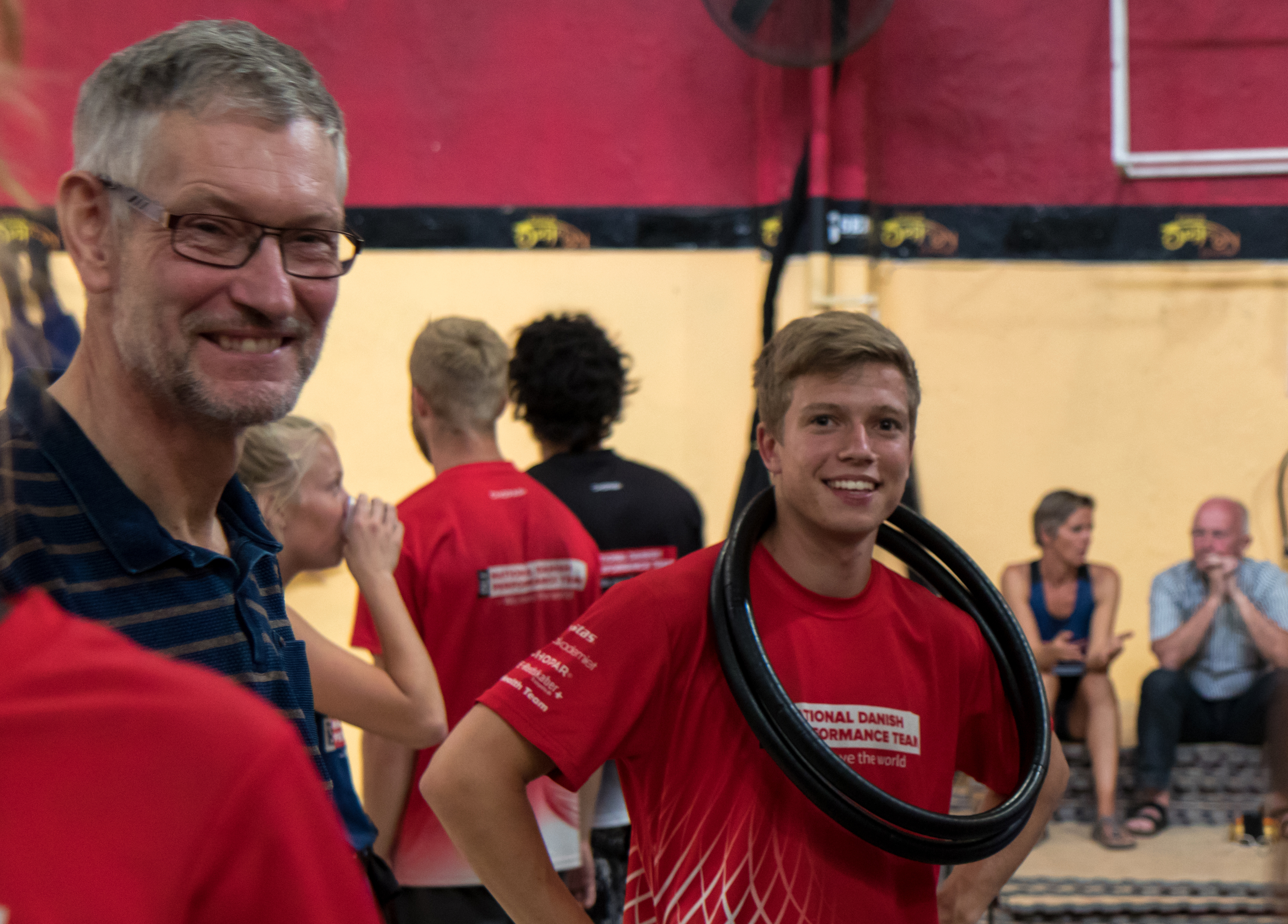 Søren Møller og gymnast Nikolaj Kjærgaard