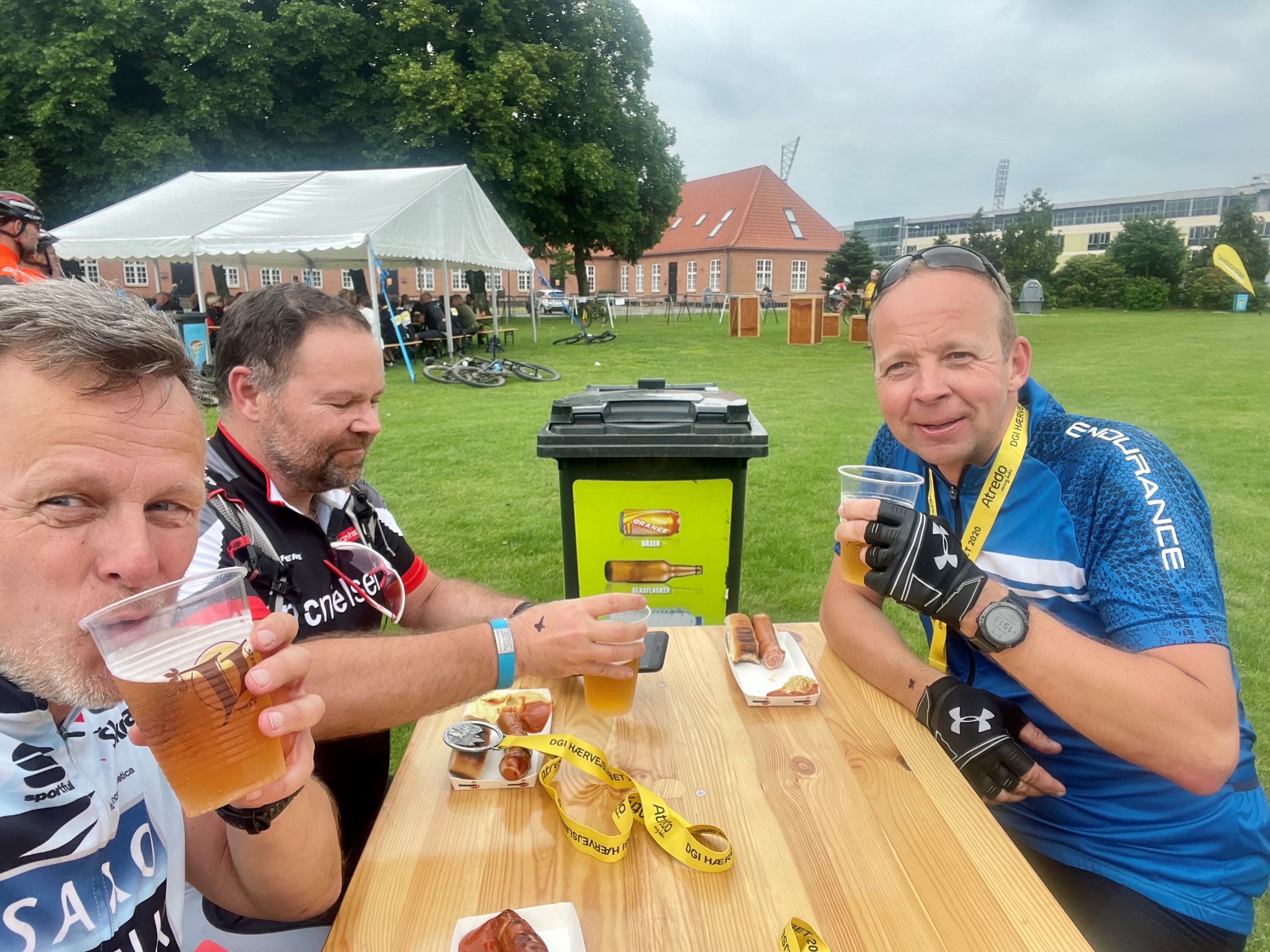 Belønningen for at nå hele vejen i mål.