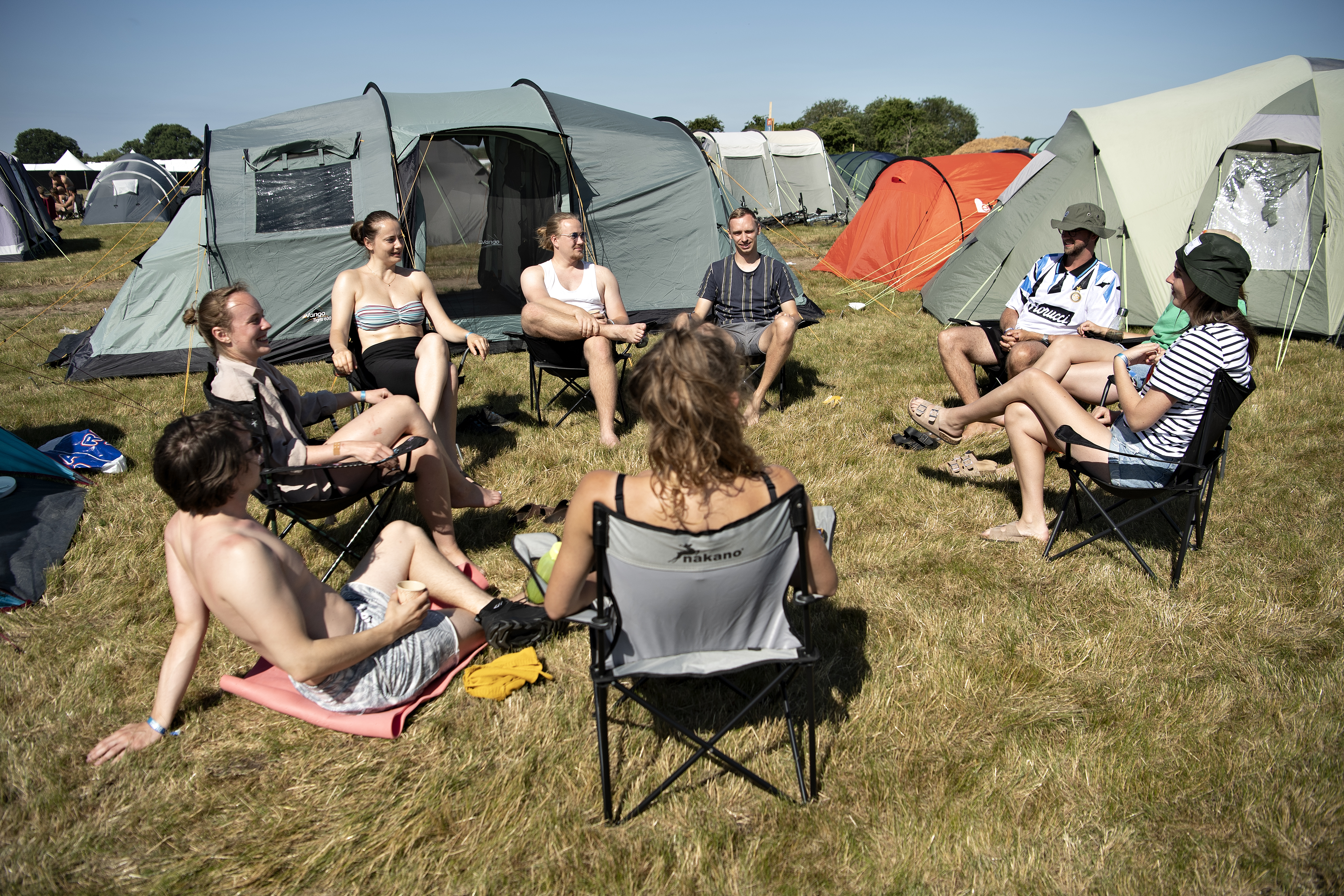 Lejr Stemning Campingplads L2022 Landsstævne