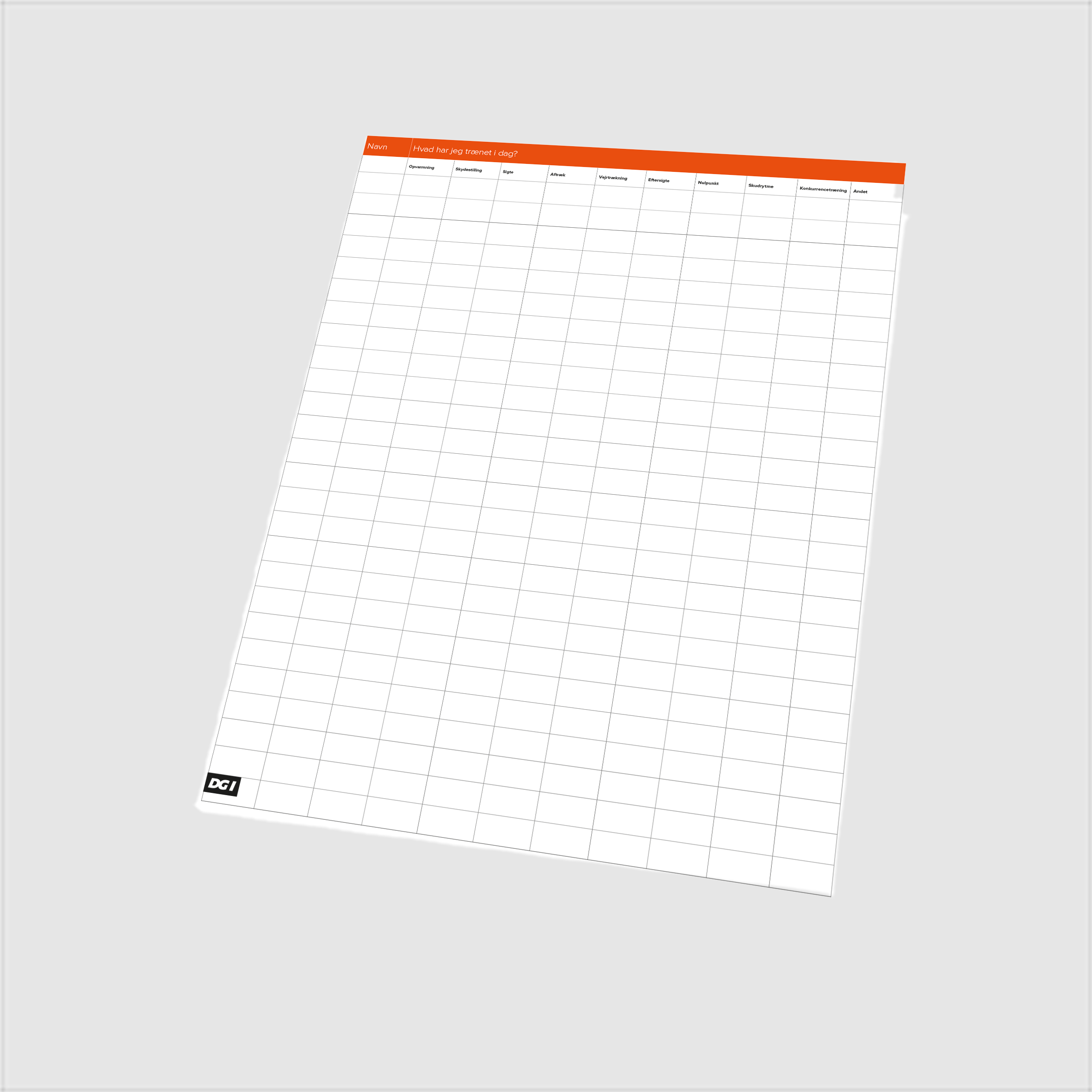 74055A Skyde Træningsstavle