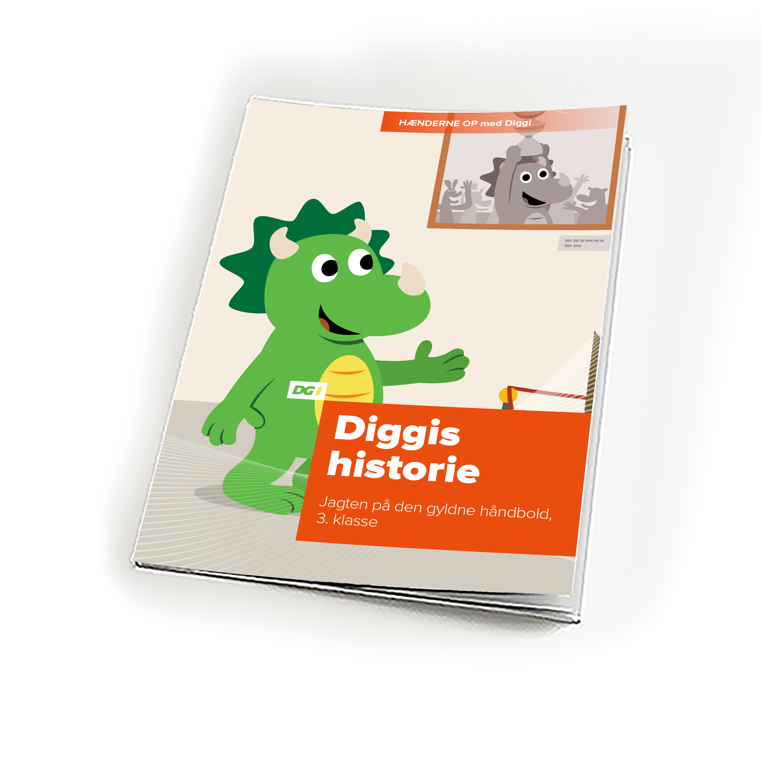 65301 (60822) HÆNDERNE OP Med Diggi Jagten På Den Gyldne Håndbold (3. Klasse) Diggi Historie