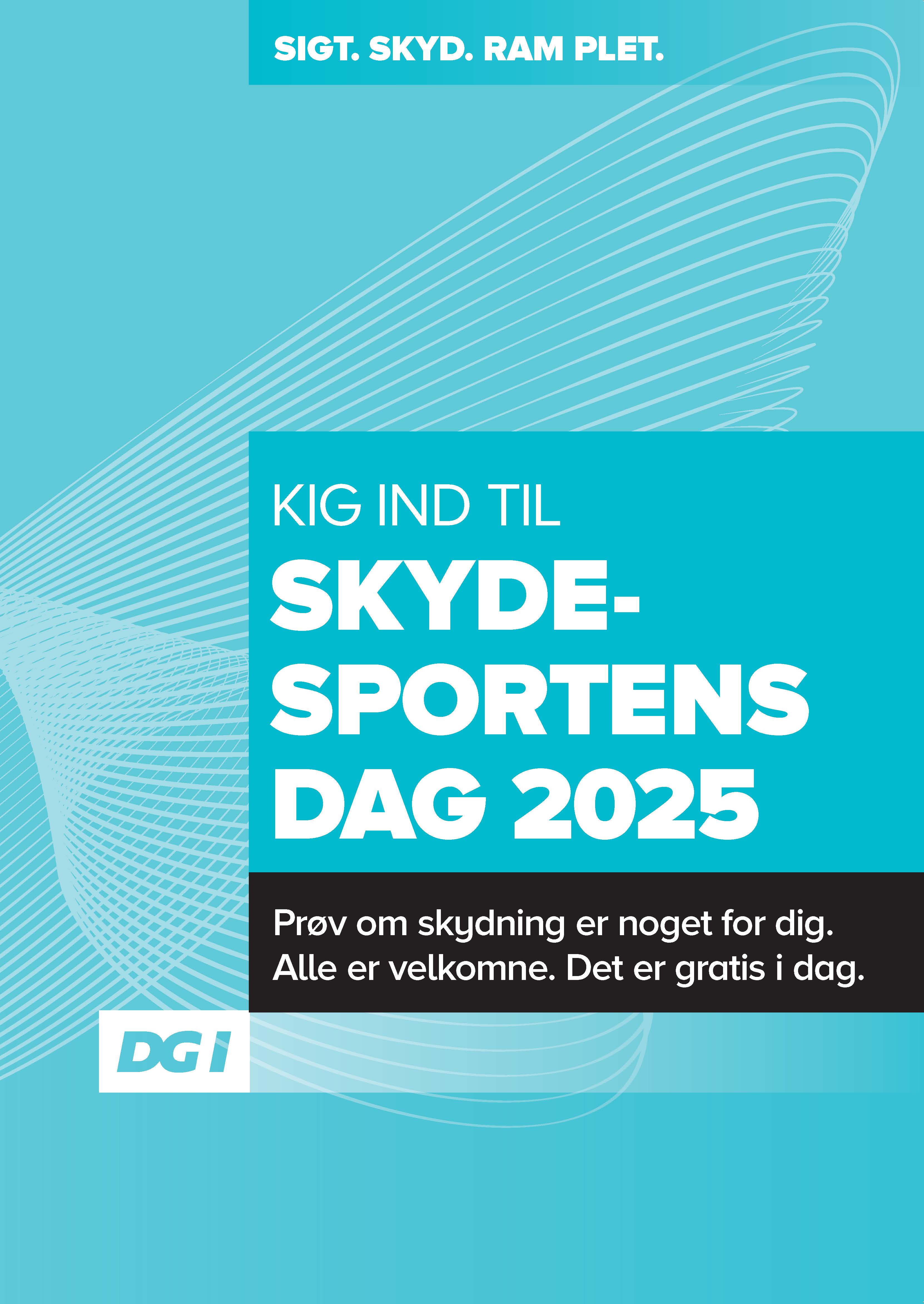74024 (61953) DGI Skydesportens Dag 2025 Plakat A2 Tryk