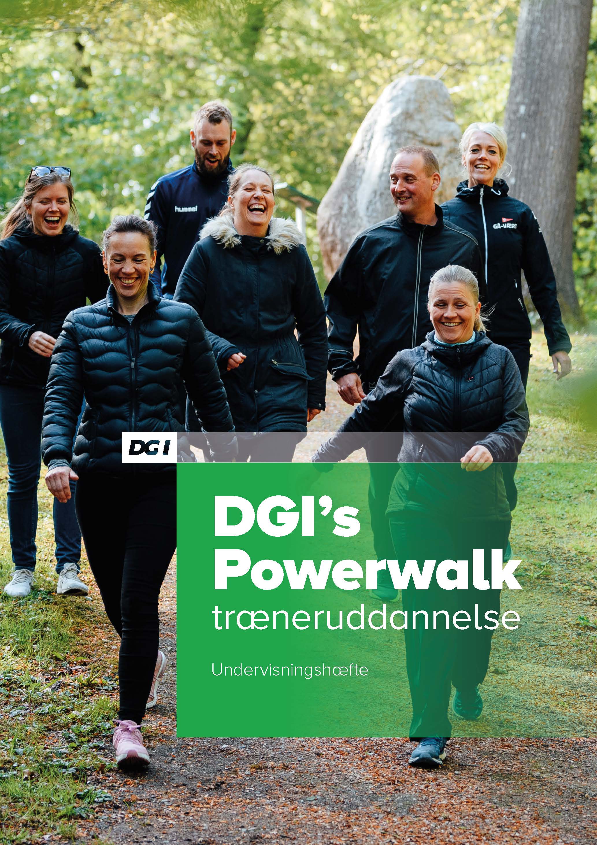 06026 (62101) DGI Powerwalkuddannelsen Kursushæfter A4 Ny Tryk